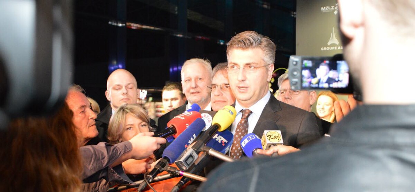 Predsjednik Vlade Plenković: Sretan sam i ponosan što večeras otvaramo novu Zračnu luku Franjo Tuđman